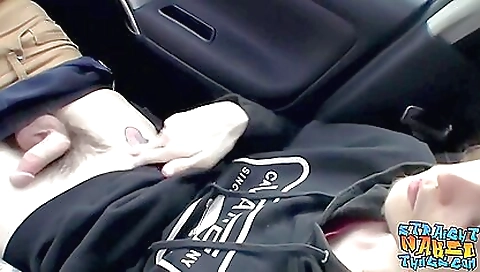 Sexy young chick with a huge tits