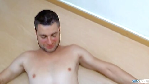 Sexy young chick does a hot tub theater tangled